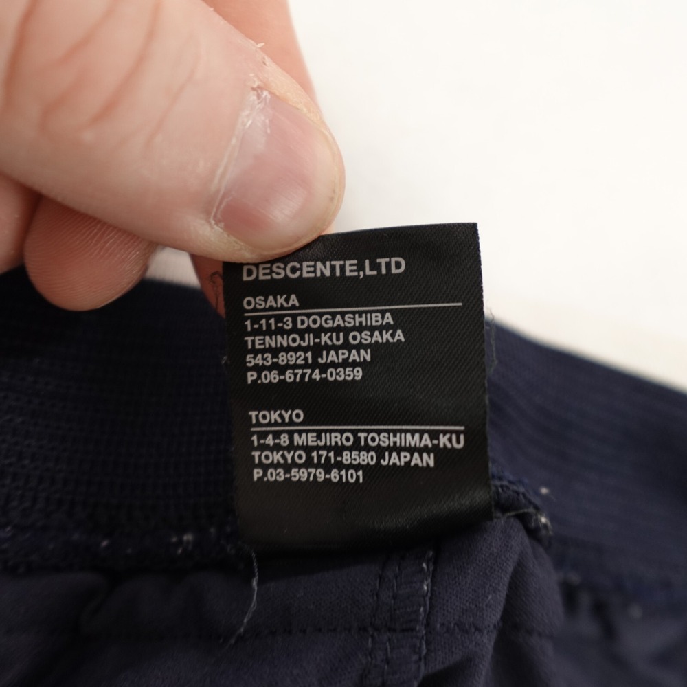 Descente Athletic Pants Men's Large Lightweight Move Sport Made In Japan Flaws - Picture 6 of 16